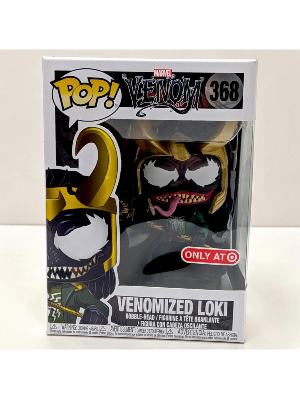 Funko Pop! Venomized Loki #368 Target Exclusive Marvel NIB 2018 Collector